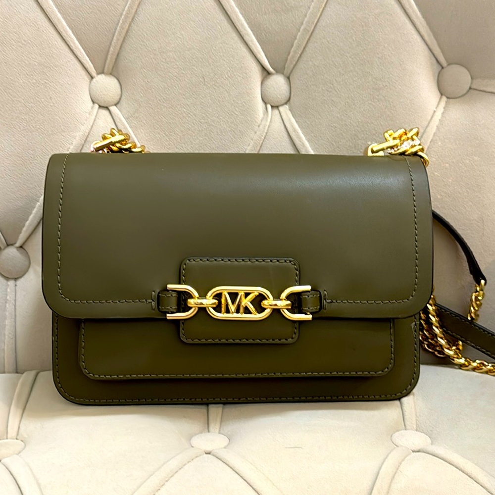 **Last Call**!Michael Michael Kors, “Heather” leather shoulder bag! NWT! $298